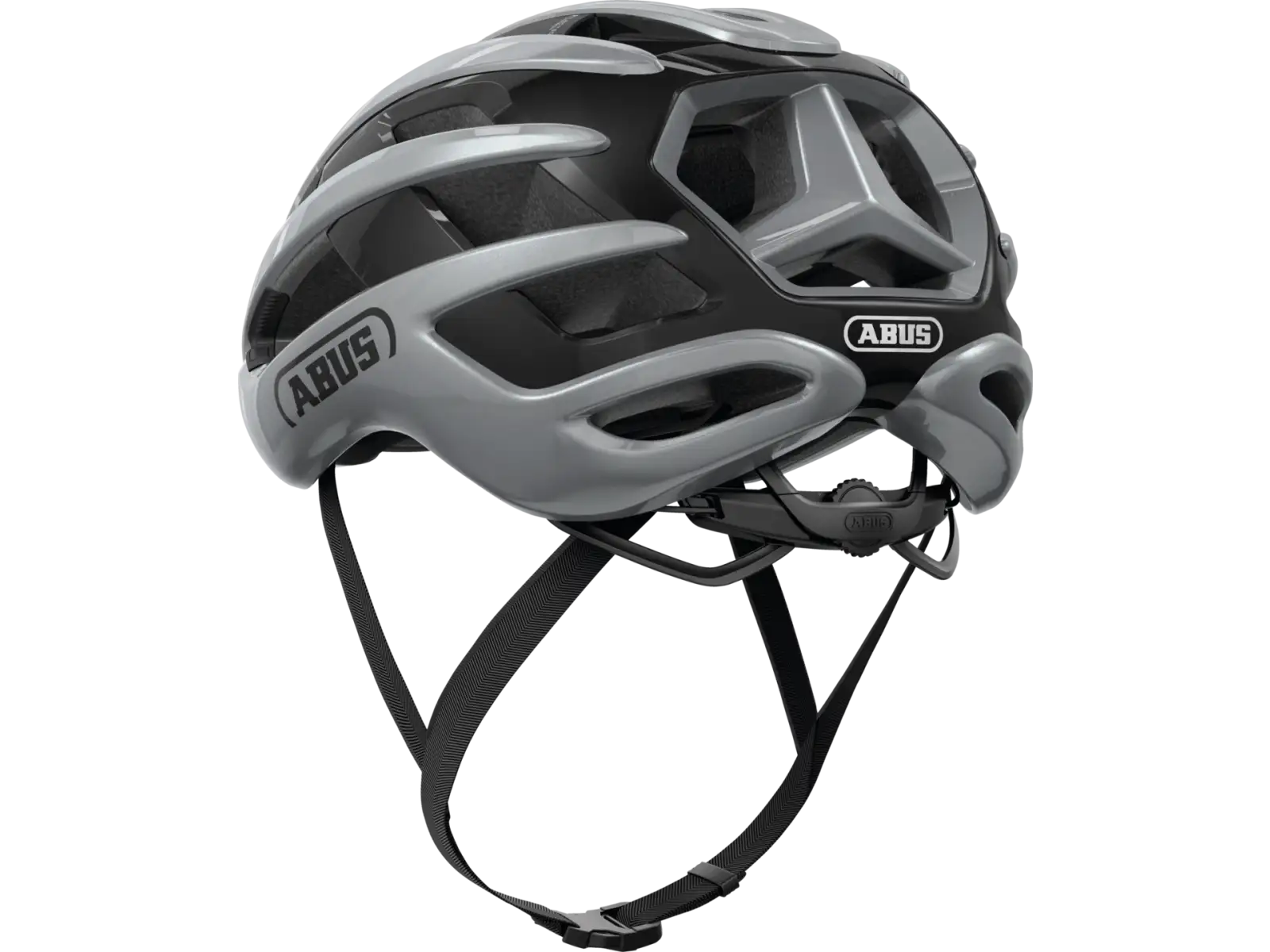 Abus AirBreaker 2.0 Rennradhelm Graphite Silver