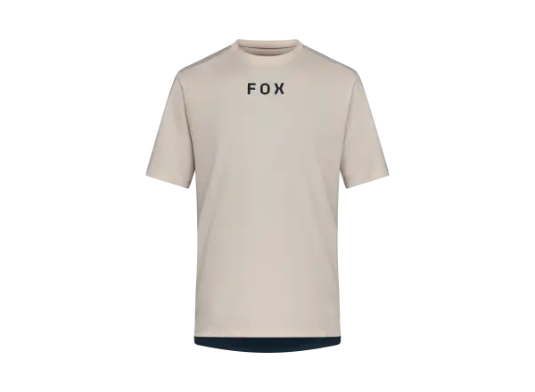Fox Ranger Herrentrikot Kurzarm Wordmark Chalk