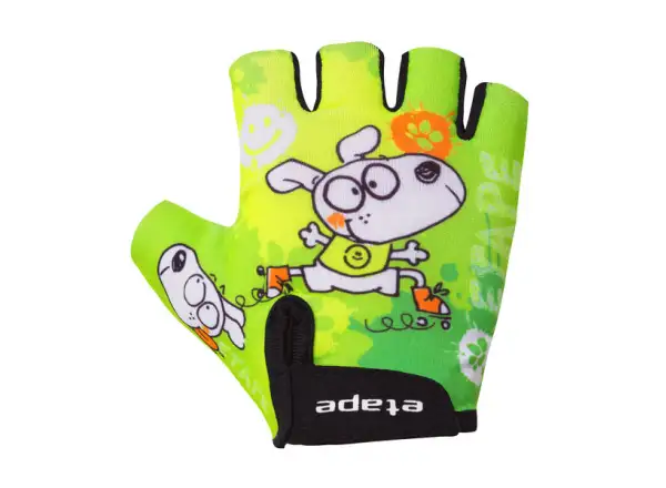 Etape Tiny Kinder-Fahrradhandschuhe kurz Grün