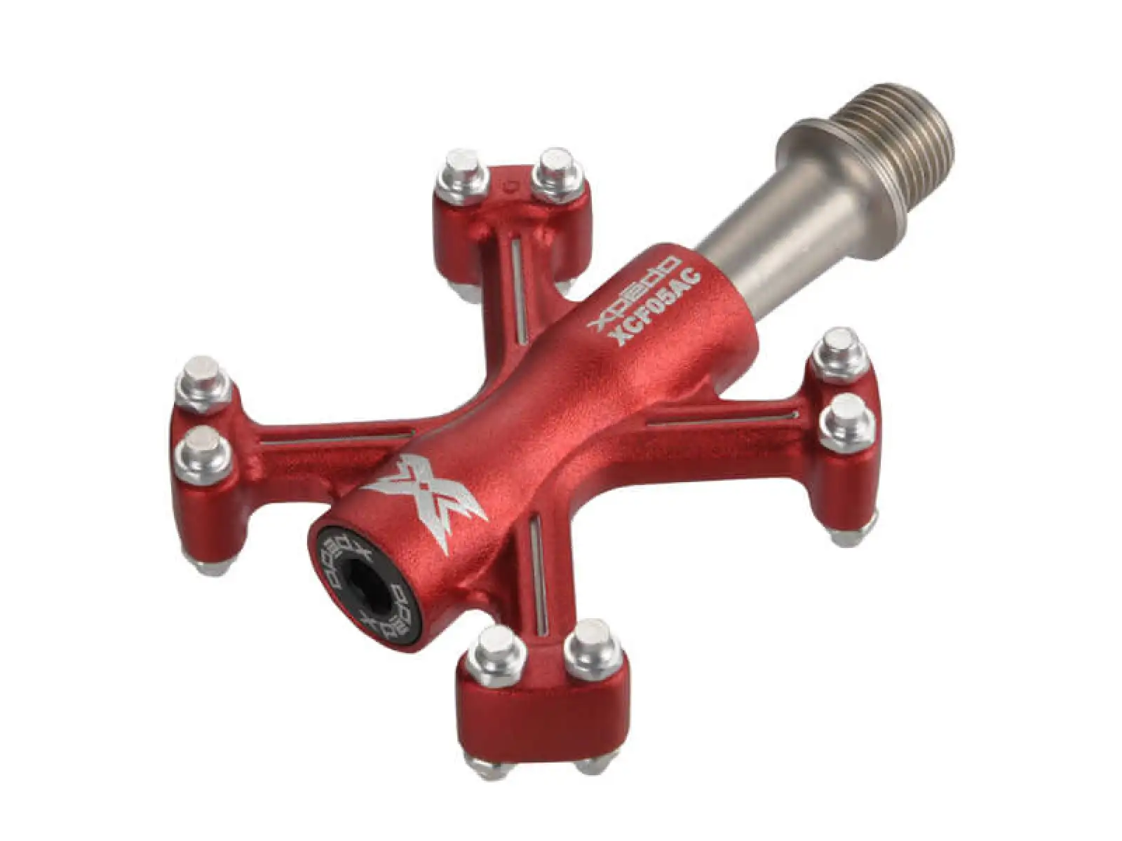 X-pedo Traverse 5 Plattformpedale Rot