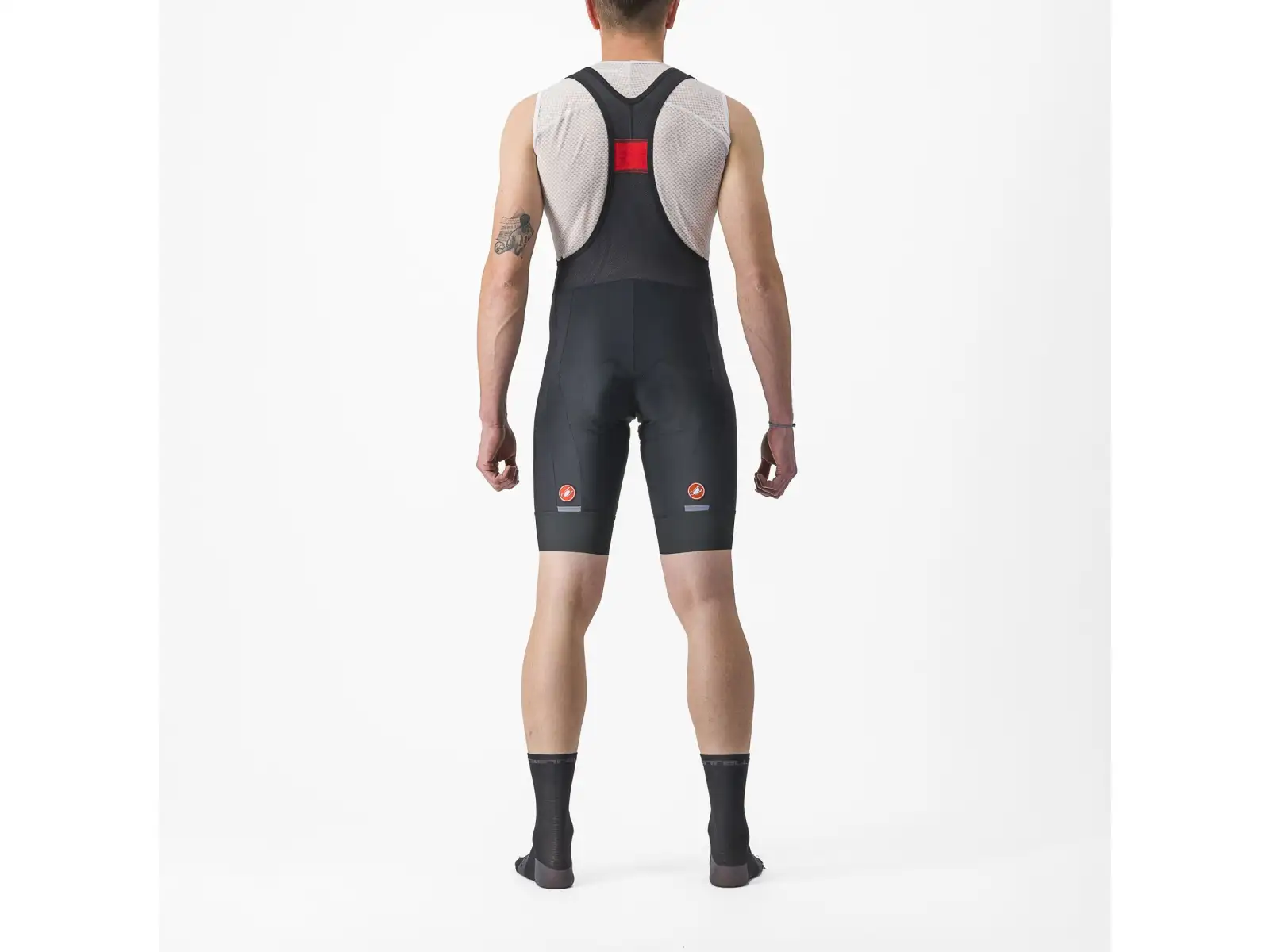 Castelli Entrata 2 Herren Radhosen mit Polsterung und Silikonbeinabschlüssen Schwarz