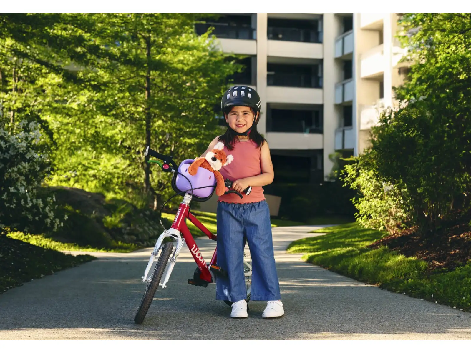 Woom POP Fahrradkorb Gum Blue