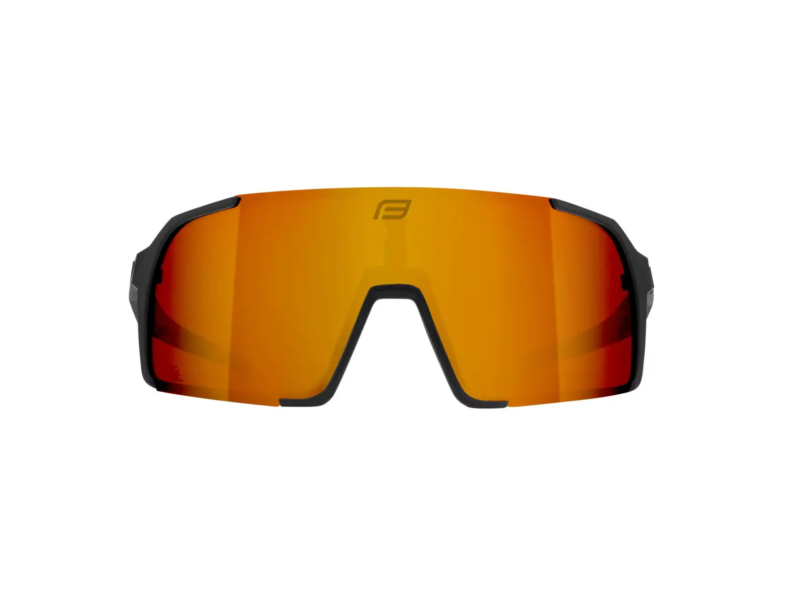 Force Glare Brille schwarz/rot Spiegelglas