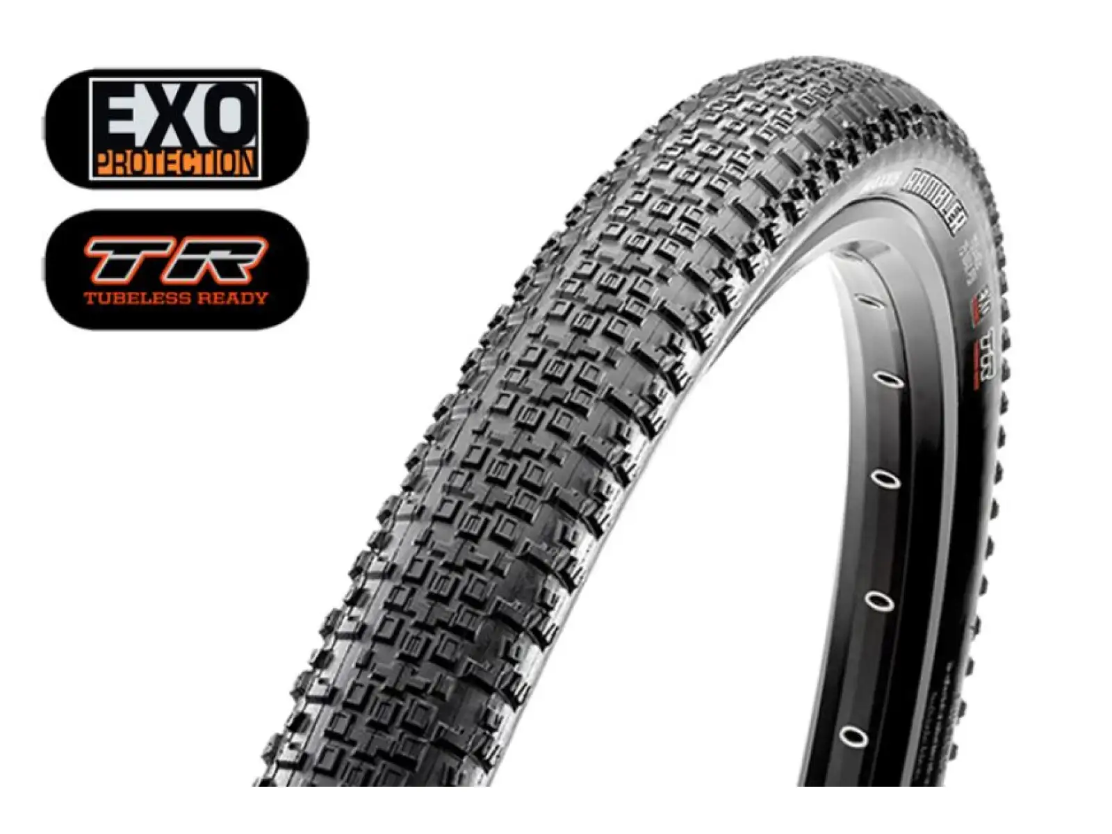 Maxxis Rambler 700x40 EXO TR DC Schotterreifen mit Kevlar-Gürtel.