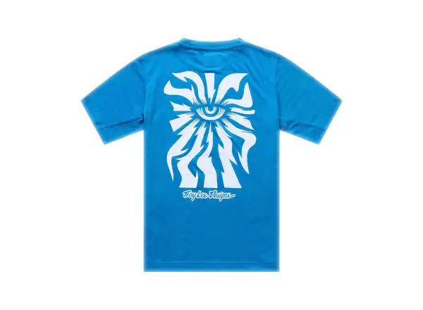 Troy Lee Designs Youth Skyline Ride Kindertrikot Kurzarm One Eye Aero Blue