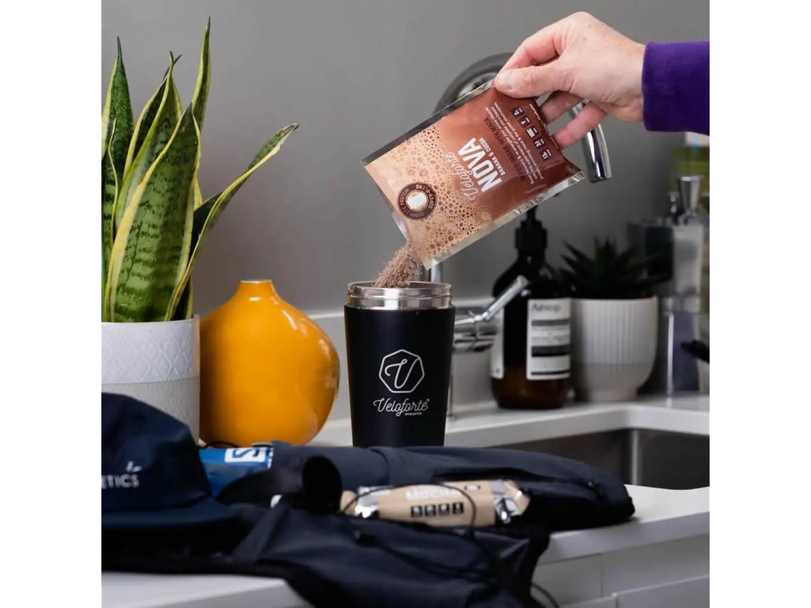 Veloforte Nova Proteinshake – Banane & Kakao