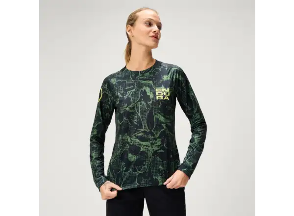 Endura Floral LTD Damen-Jersey langärmlig Black