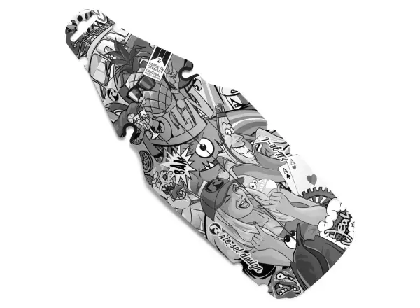 Rie:sel Design Rit:ze L Schmutzfänger Stickerbomb Eyecatcher Ultra Black