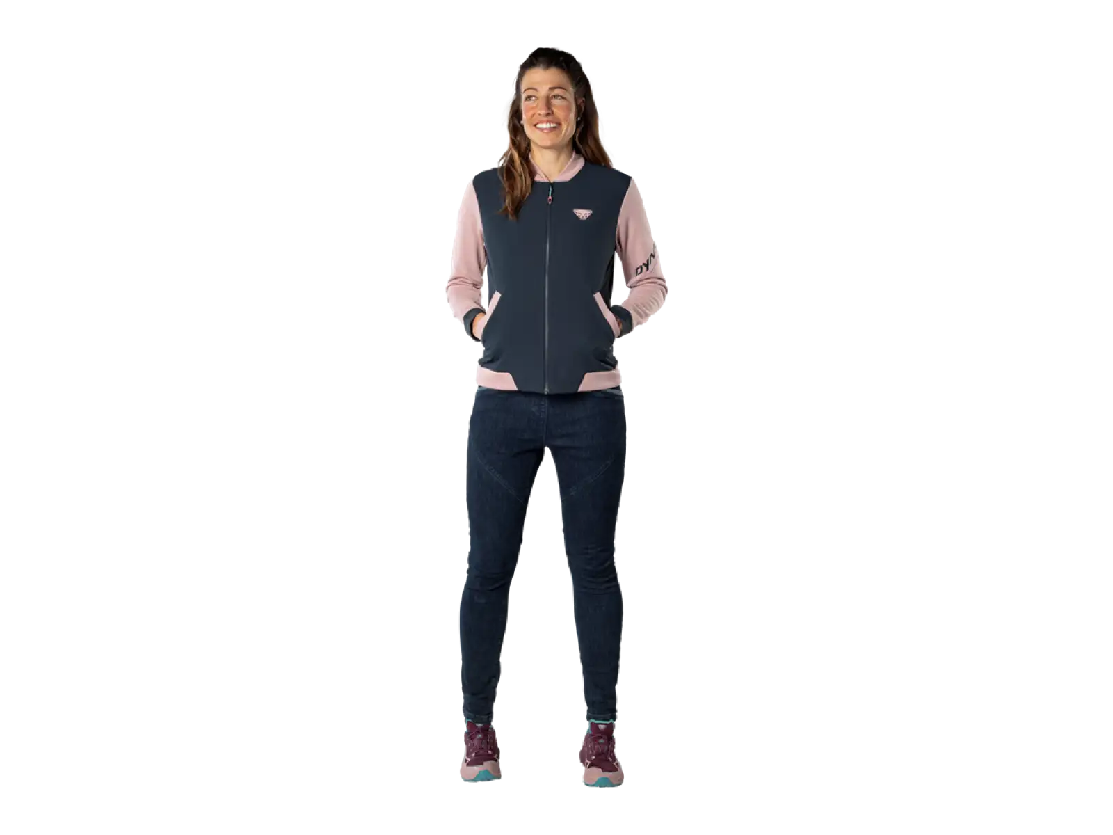 Dynafit 24/7 Polartec Varsity Damenjacke in Pale Rose