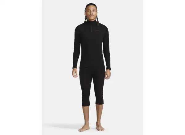Craft ADV Wool Merino Herren Unterhose 3/4 schwarz