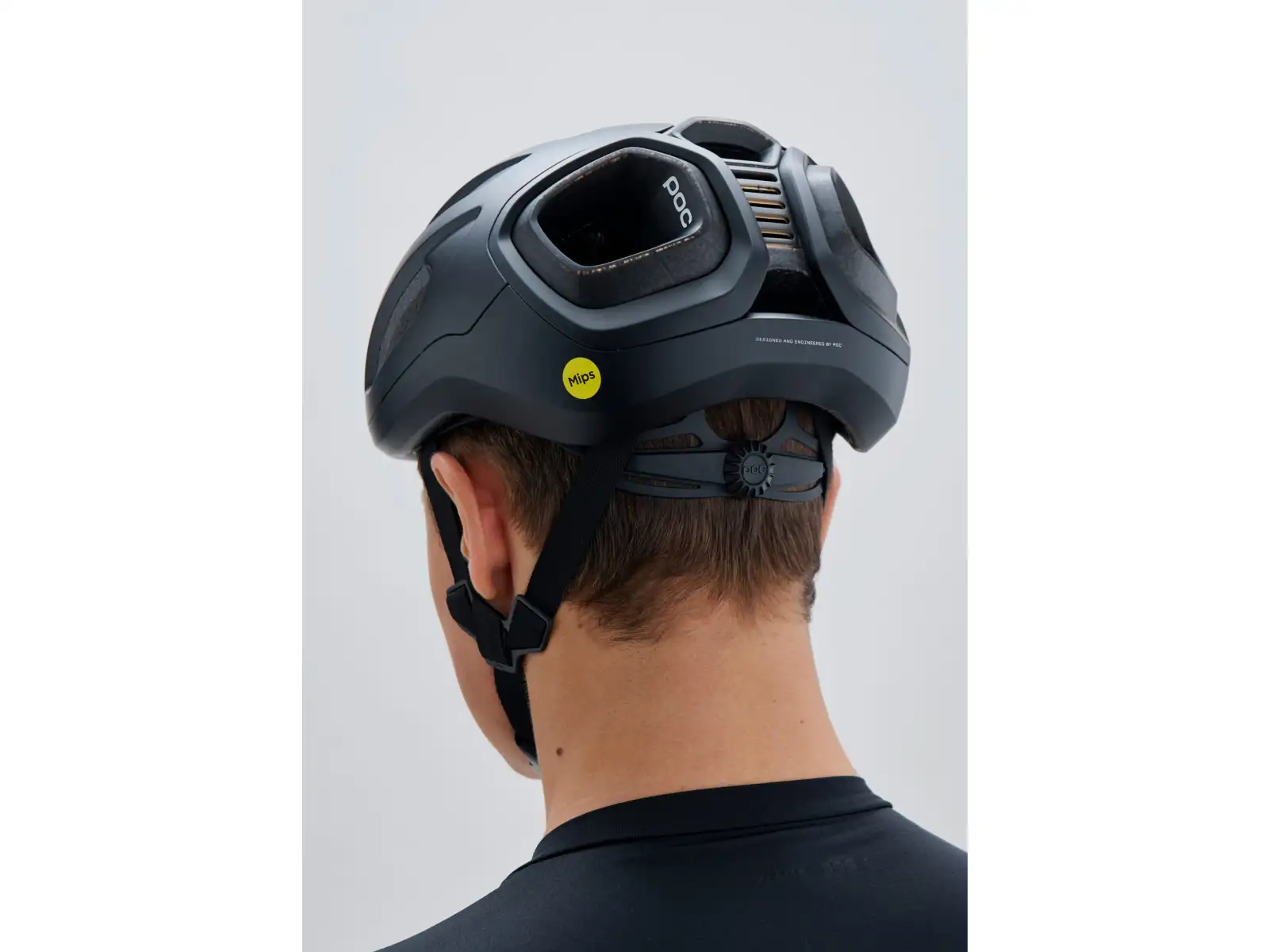 POC Amidal Straßenhelm Uranium Black Matt