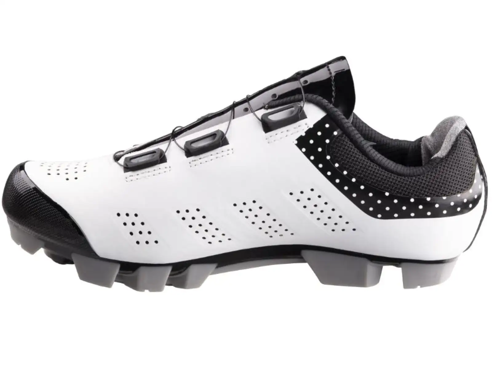 Force MTB Points Damen-Mountainbike-Schuhe Weiß/Schwarz