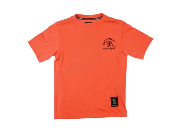Troy Lee Designs Skyline Ride Tee Kindertrikot Kurzarm P&W Melon