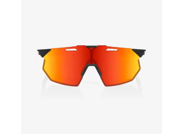 100% Hypercraft SQ Brille Soft Tact Schwarz/HiPER Rot Multilayer Spiegel