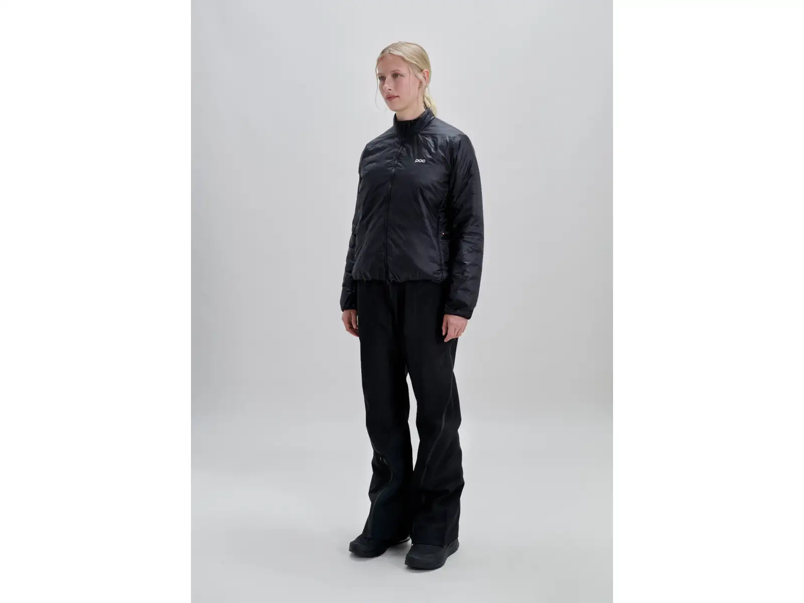 POC Lite Padded Jacket Damen gefütterte Jacke Uranium Black