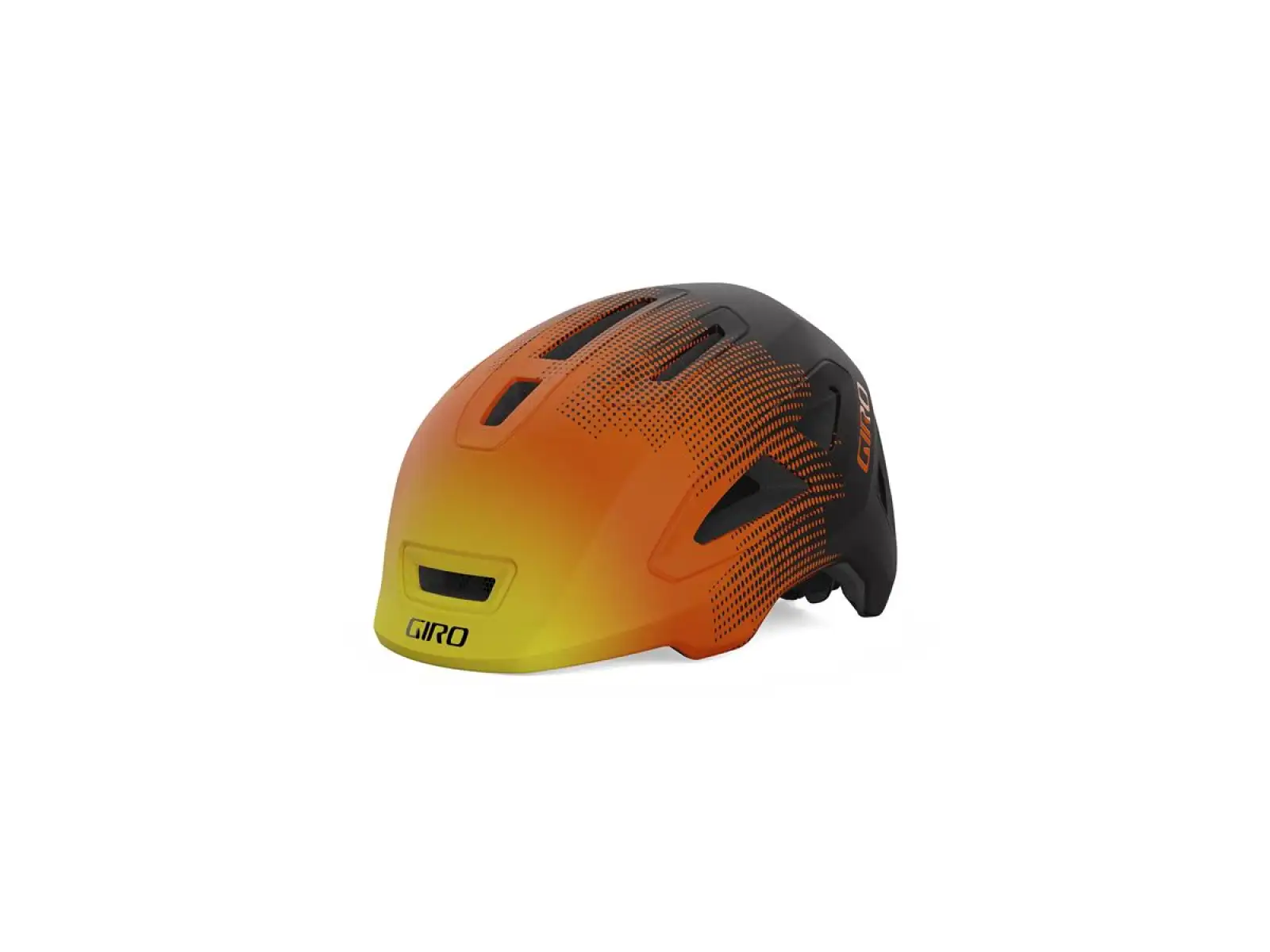 Giro Scamp II Kinderhelm Mat Orange Towers