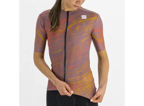 Sportful Cliff supergiara Damen Kurzarmtrikot malve