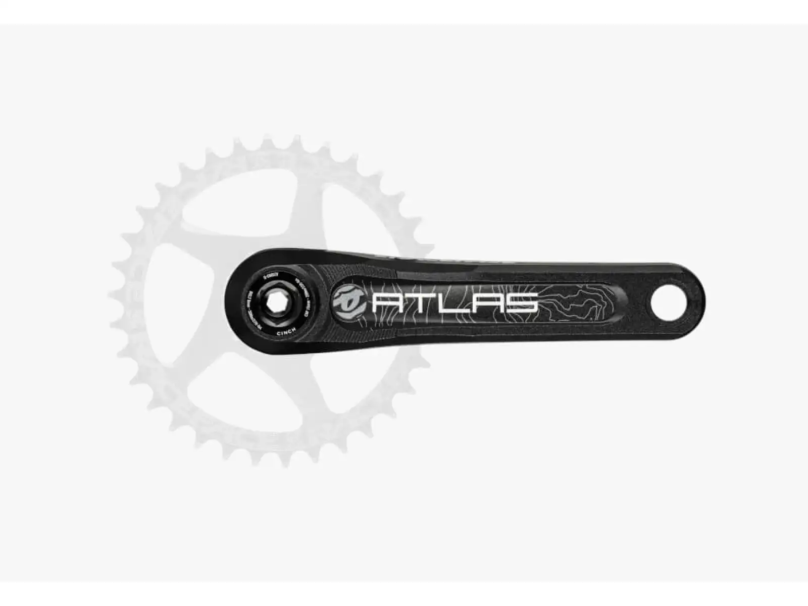 Race Face Atlas 175 mm Kurbeln ohne Kettenblatt Schwarz