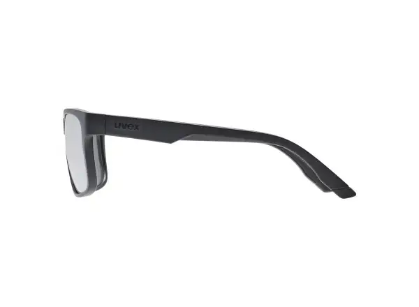 Uvex Poise Sonnenbrille Black Matt/Mirror Silver