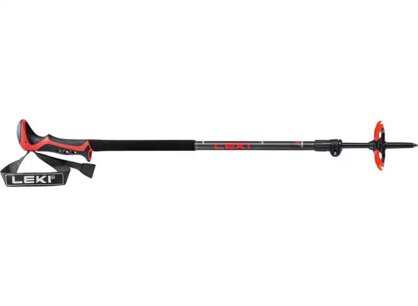 Leki Haute Route 2 Skistöcke dunkles Anthrazit/Dunkelrot/Schwarz Länge 110-150 cm