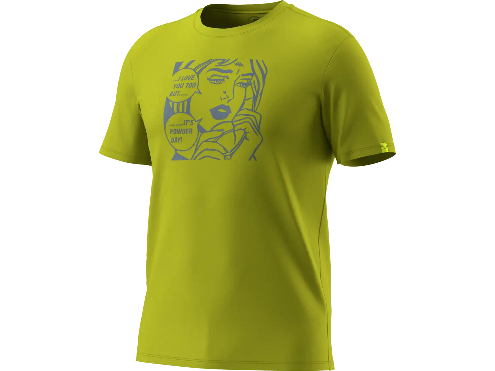 Dynafit Graphic Cotton Herren T-Shirt Kurzarm Smoke Blue/Tabloid