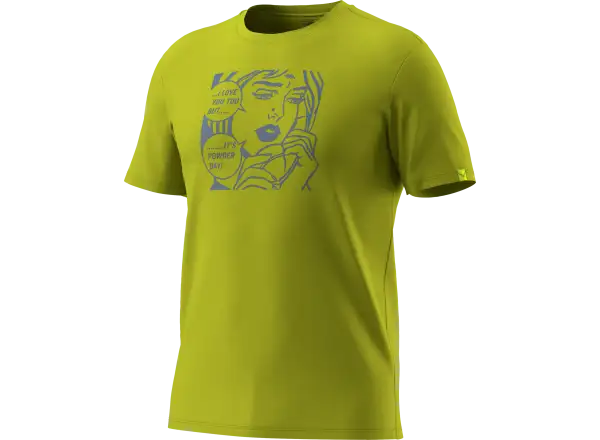 Dynafit Graphic Cotton Herren T-Shirt Kurzarm Smoke Blue/Tabloid