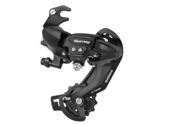Shimano Tourney RD-TY300-B 6/7 sp. Schaltwerk mit Haken schwarz AKCE
