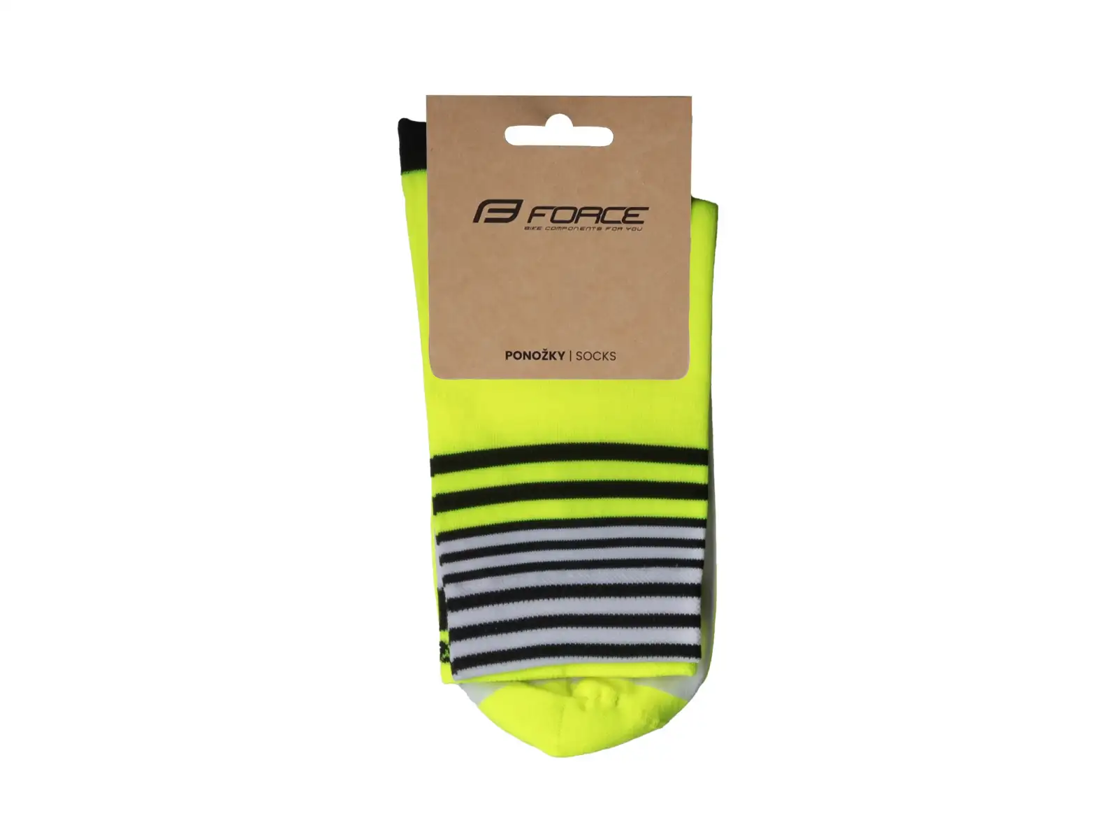 Force Ziggy Radfahrsocken Neon