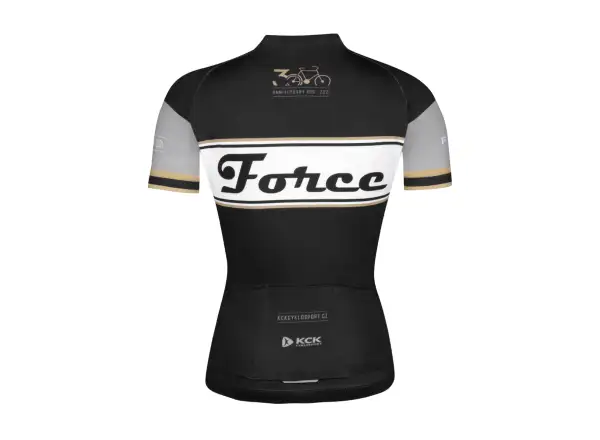 Force Retro Lady Kurzarmtrikot schwarz/gold