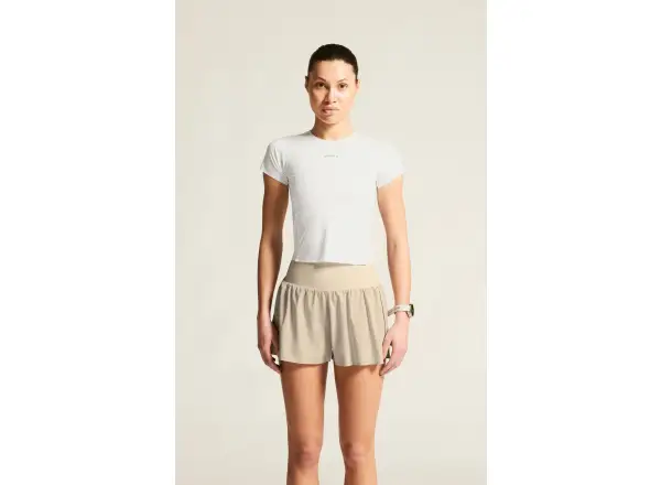 Craft Hypervent Cropped Damen T-Shirt weiß