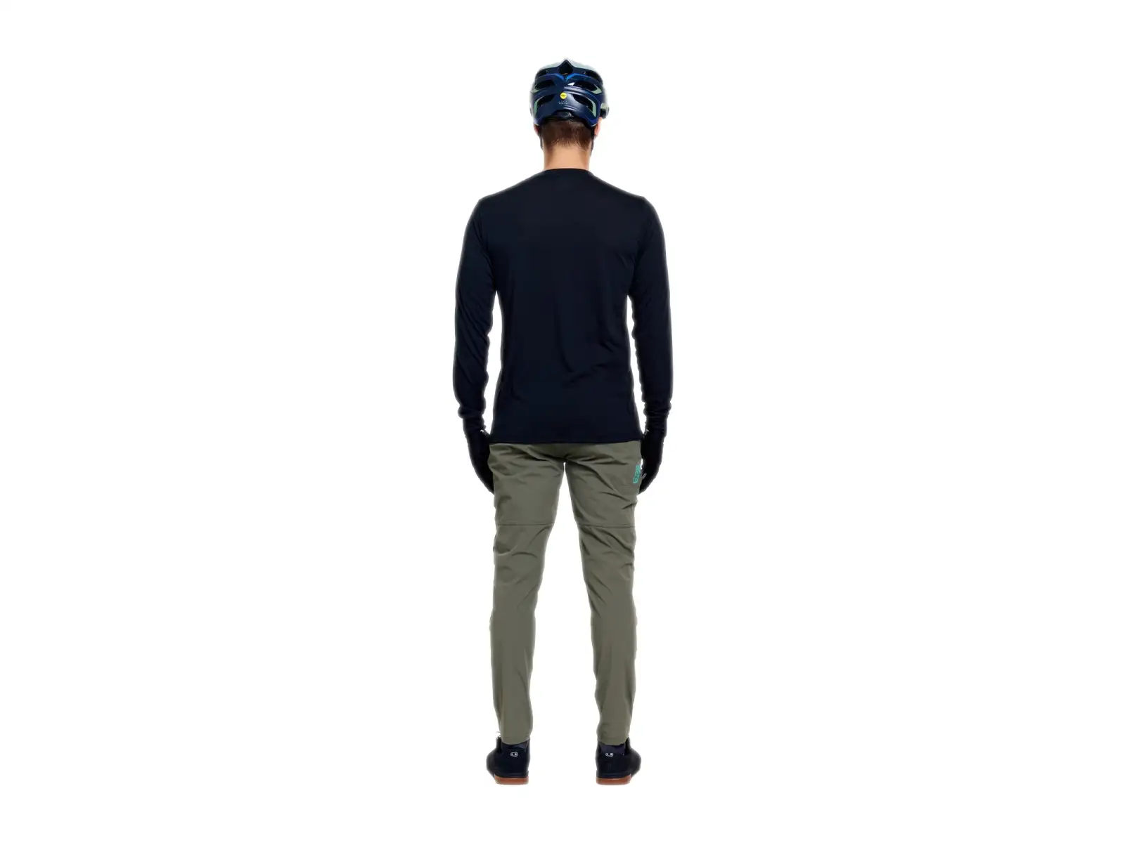 Troy Lee Designs Skyline Ride Herren-Trikot mit langen Ärmeln Signature Black/Real Teal