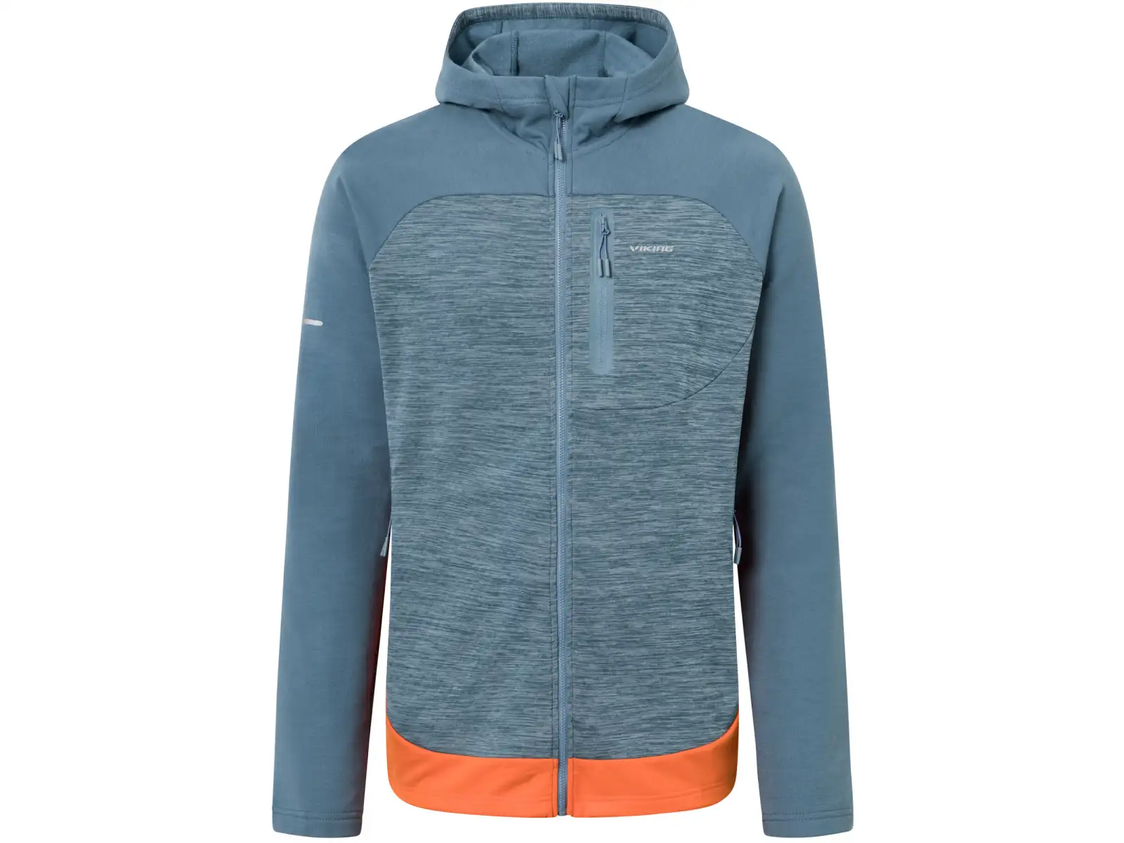 Viking Delmore Herren-Hoodie Grey/orange
