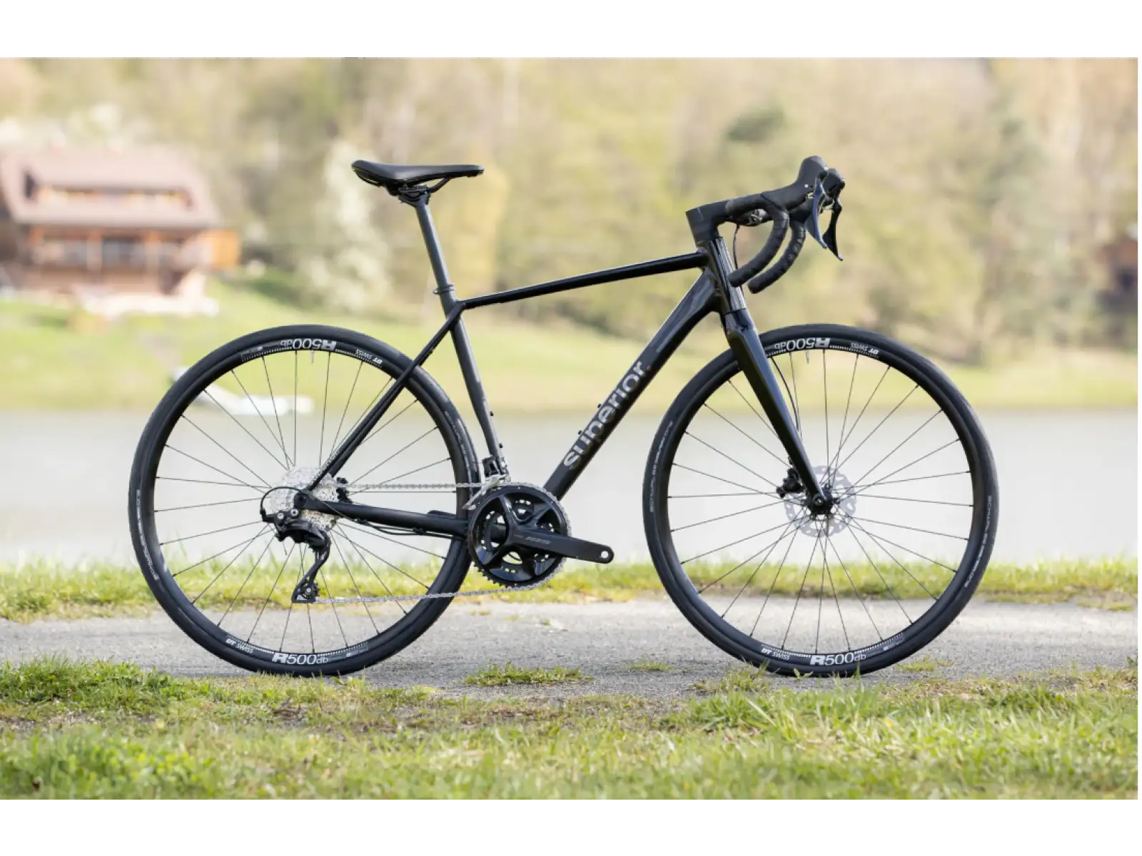 Superior X-Road 6.5 GF Straßenfahrrad mattes schwarz Stealth.