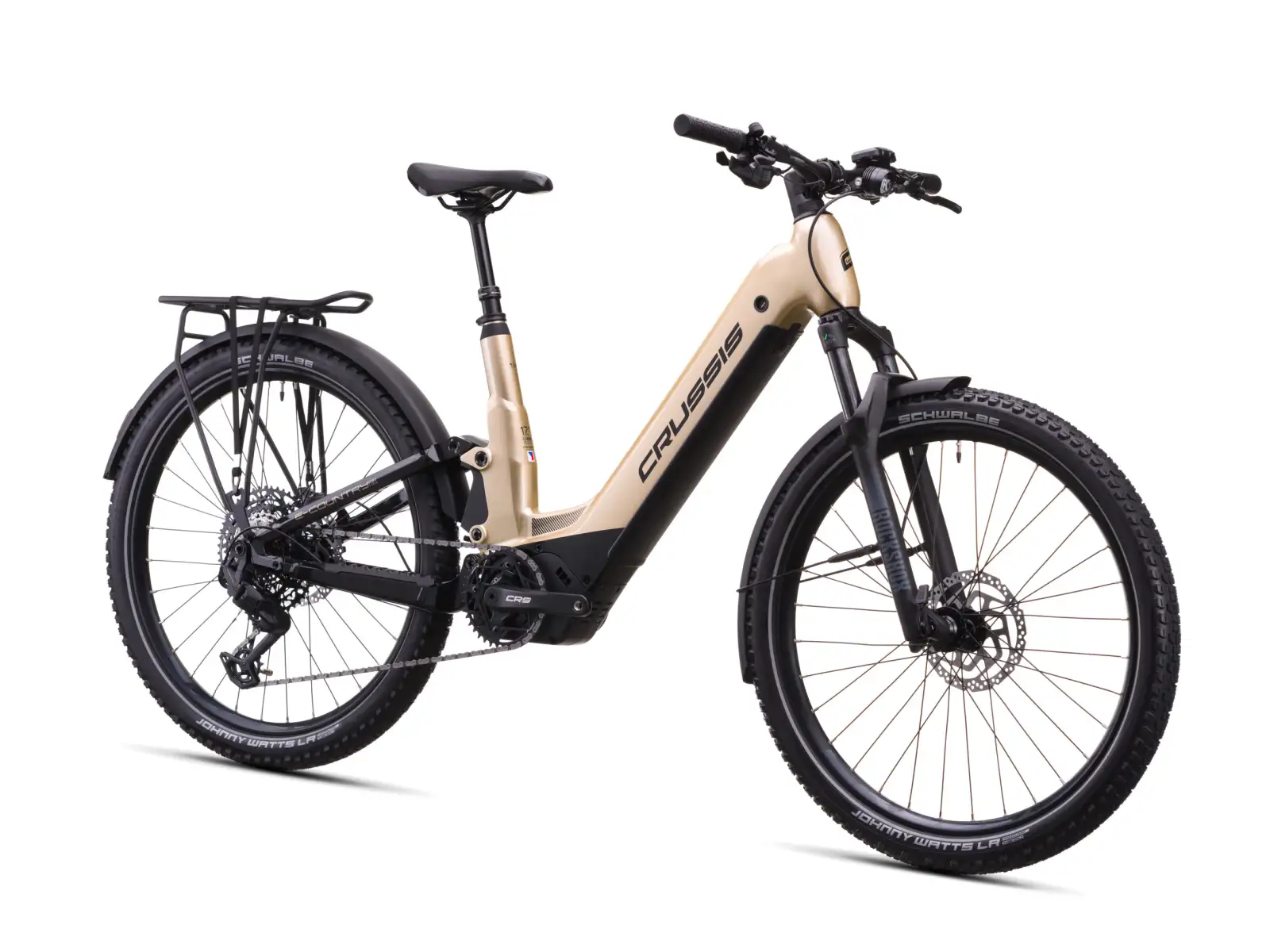 Crussis e-Country full 10.11 715Wh vollgefedertes Tiefeinsteiger Elektrofahrrad