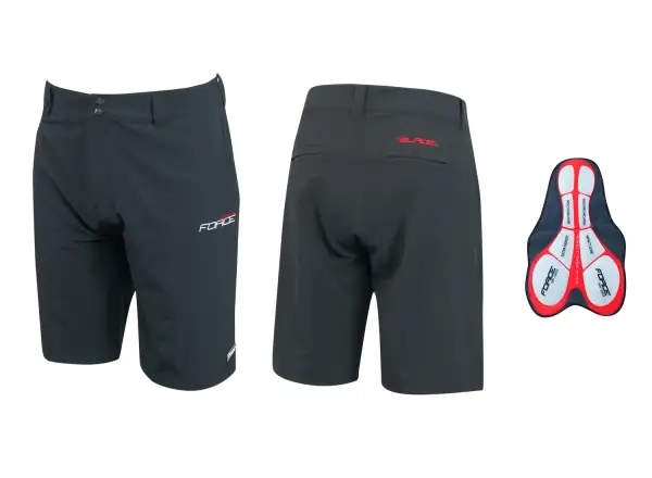 Force Blade Herren Shorts mit Polsterung Schwarz