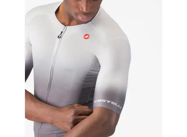 Castelli UPF Herren Trikot Kurzarm Silver Grey