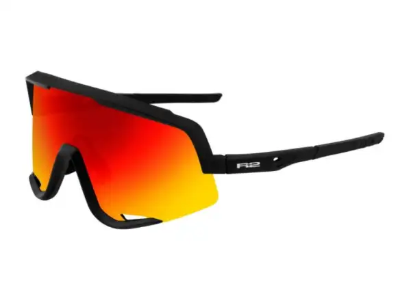 R2 Monster Brille in mattem Schwarz/Blau.