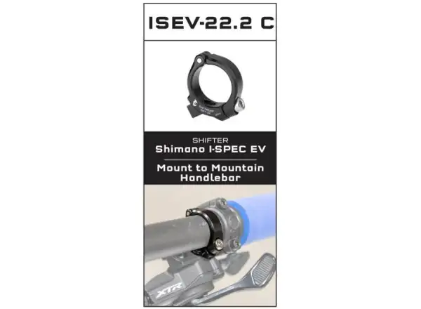 Wolf Tooth Shiftmount Adapter von 22,2 mm auf I-Spec EV.