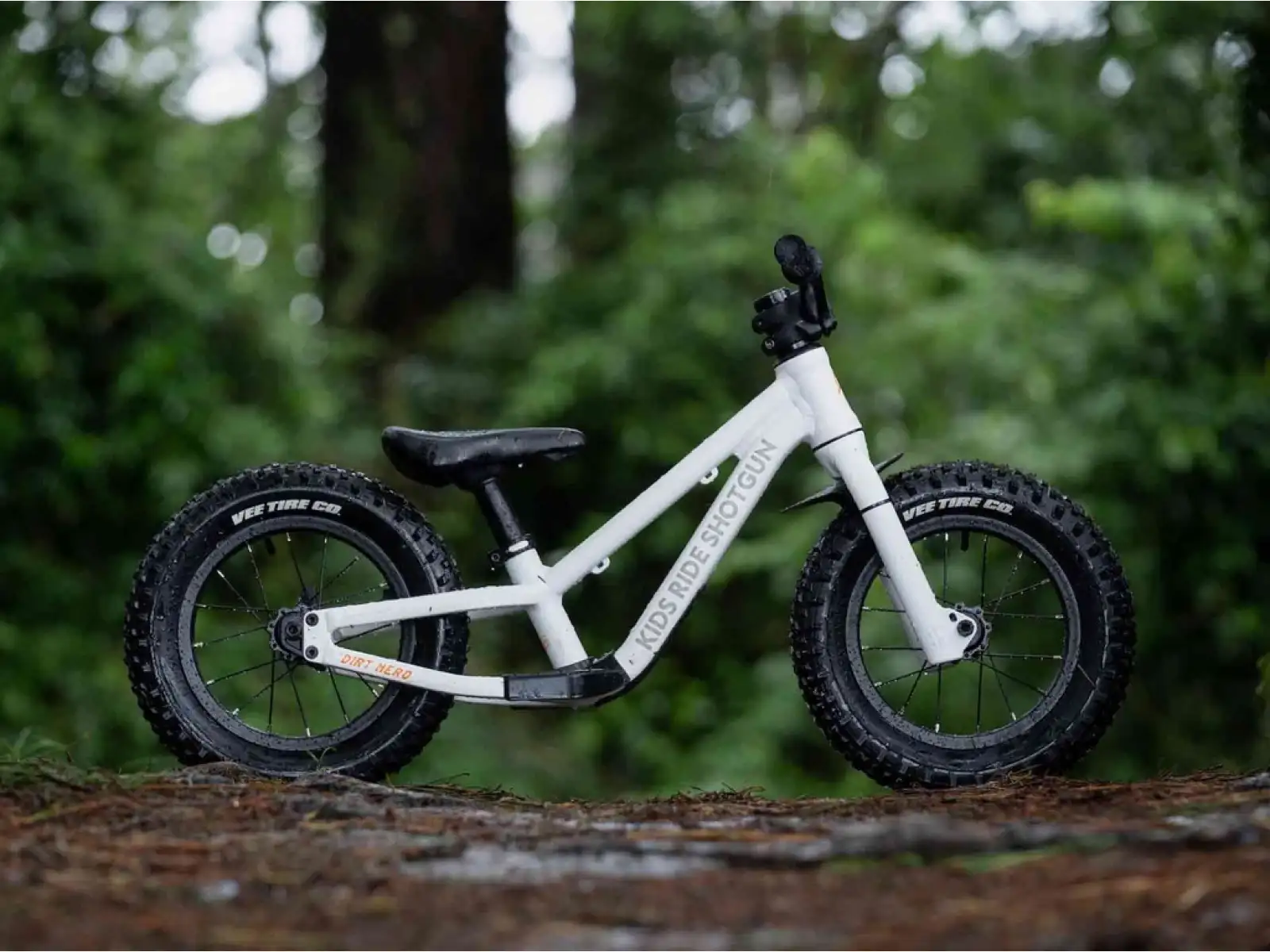 Kids Ride Shotgun Dirt Hero 14 Laufrad mit Bremse