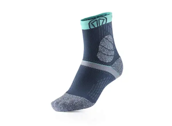 Sidas Trail Protect Socken Grau/Türkis