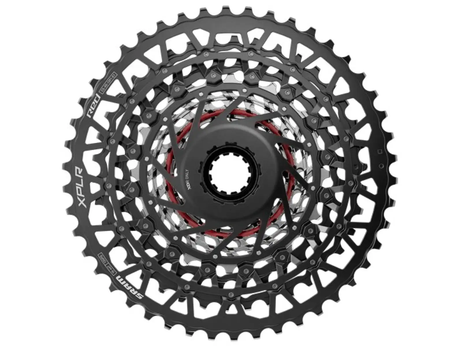 Sram Red E1 XPLR XG-1391 Kassette mit 10-46 Zähnen.