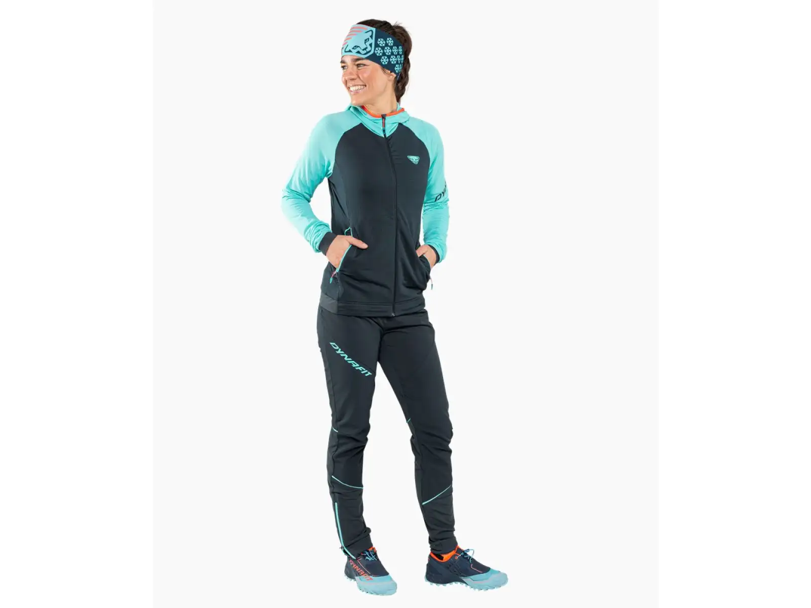 Dynafit Speed Polartec Kapuzenjacke Damen Marineblau