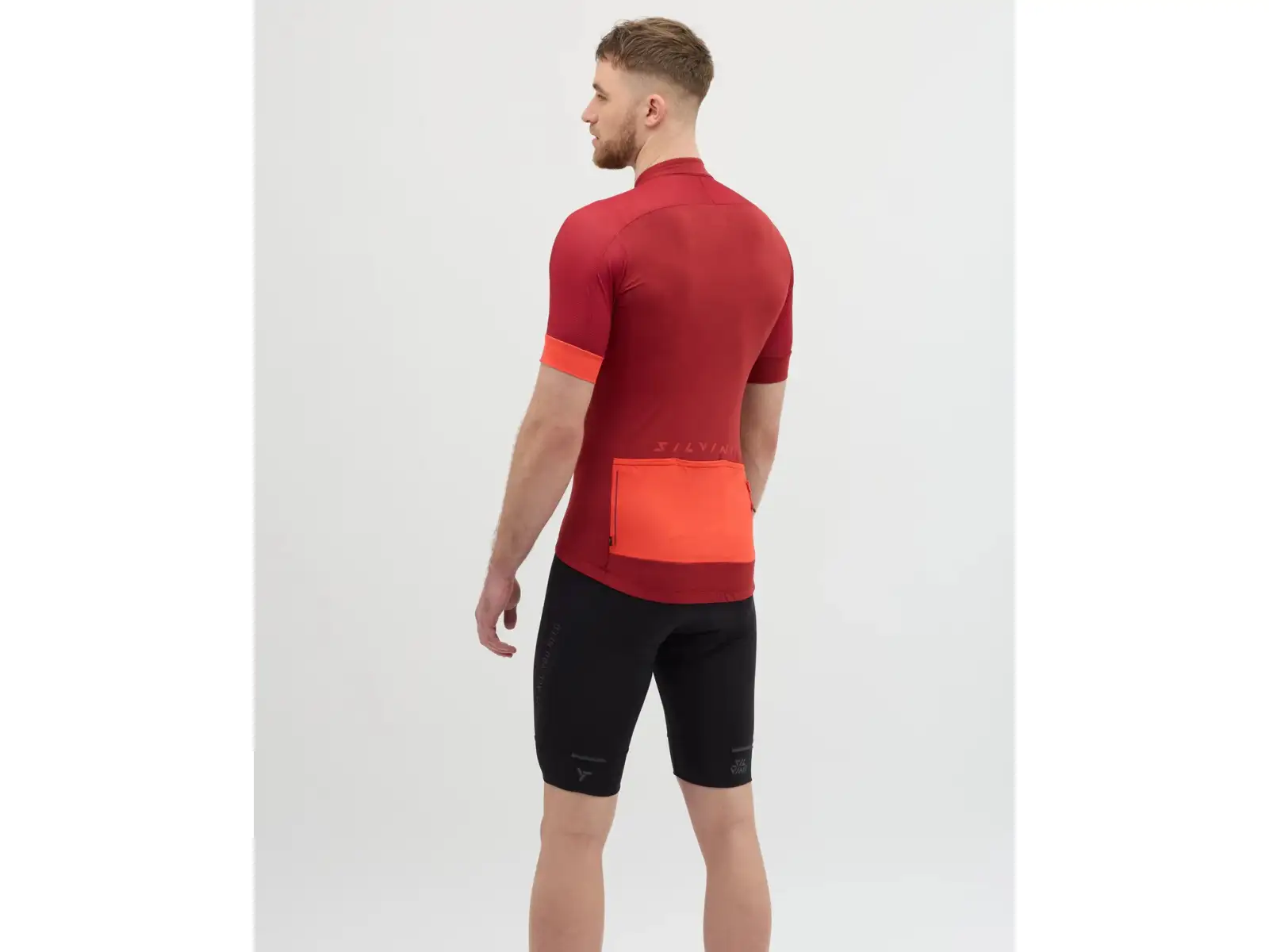 Silvini Carnio Herren-Trikot kurzarm Merlot/Ruby