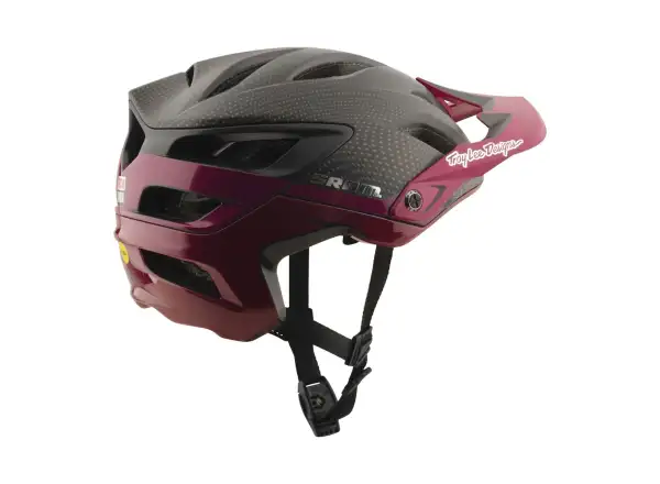 Troy Lee Designs x SRAM A3 Helm Radioscape Black/Berry