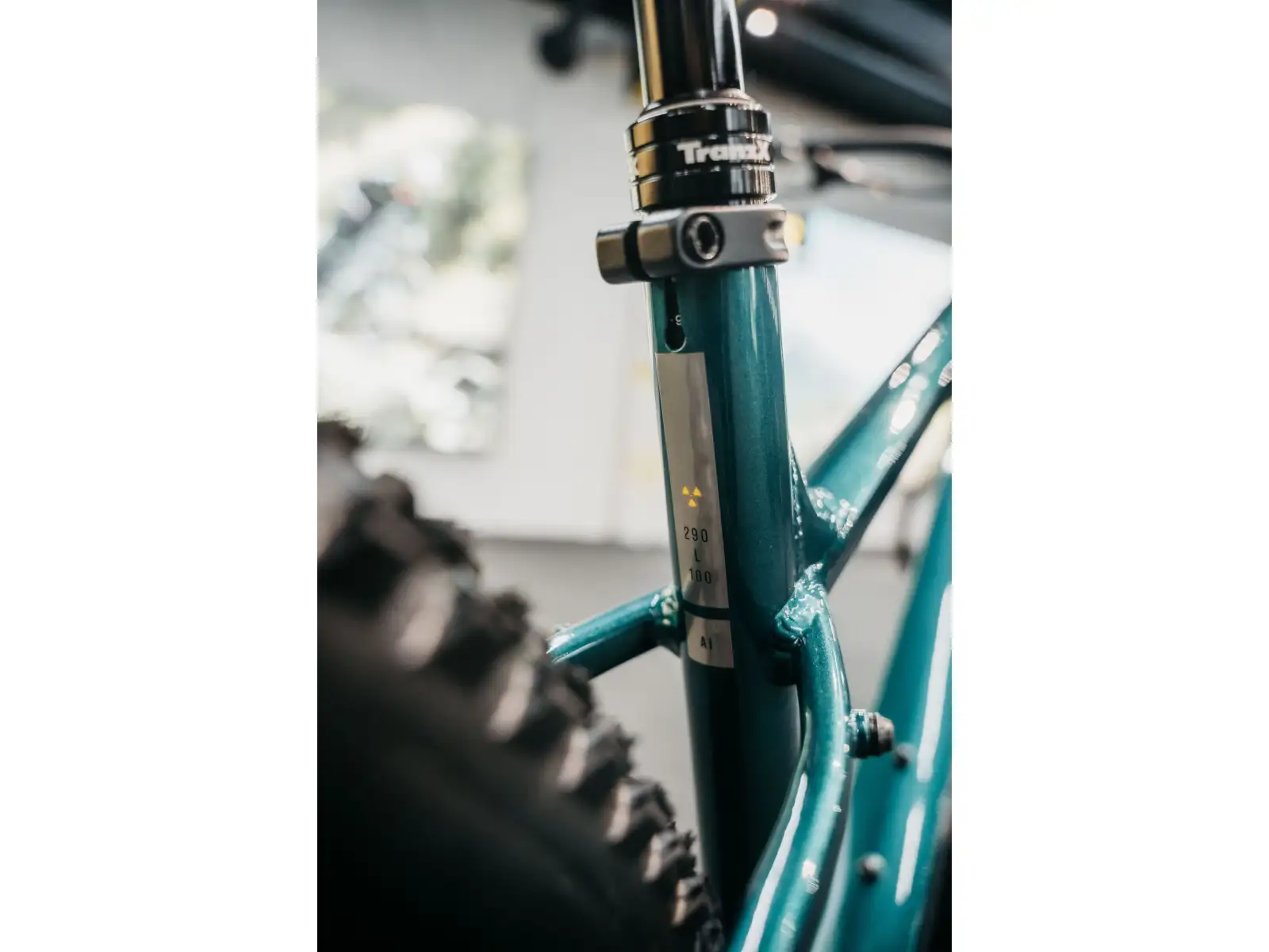 Nukeproof Tracker Pro 290 Cues 1x11 Mountainbike Petrol Green/Chrome