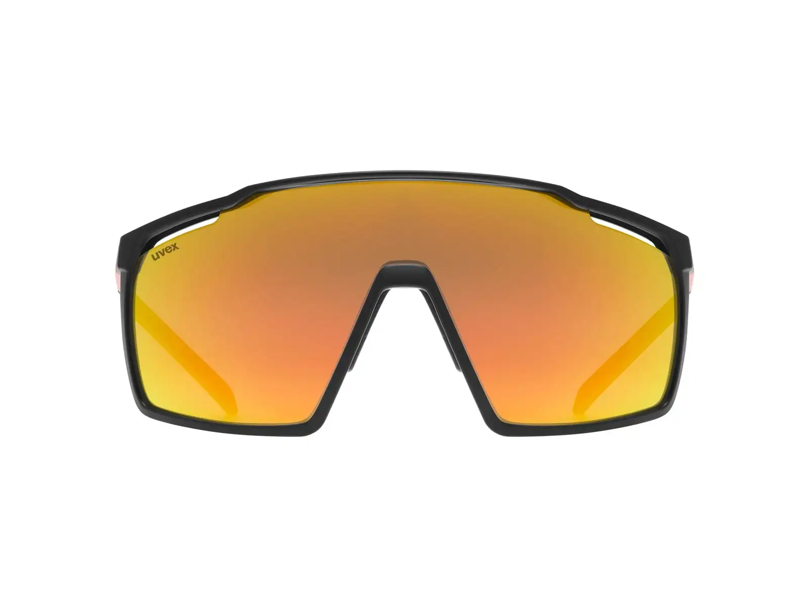 Uvex MTN Perform Fahrradbrille Black Red M/Mirror Red