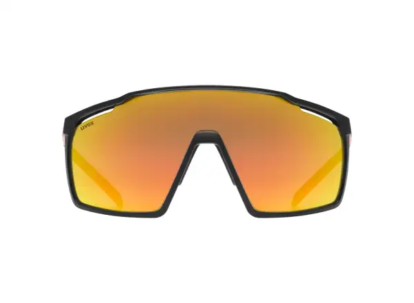 Uvex MTN Perform Fahrradbrille Black Red M/Mirror Red