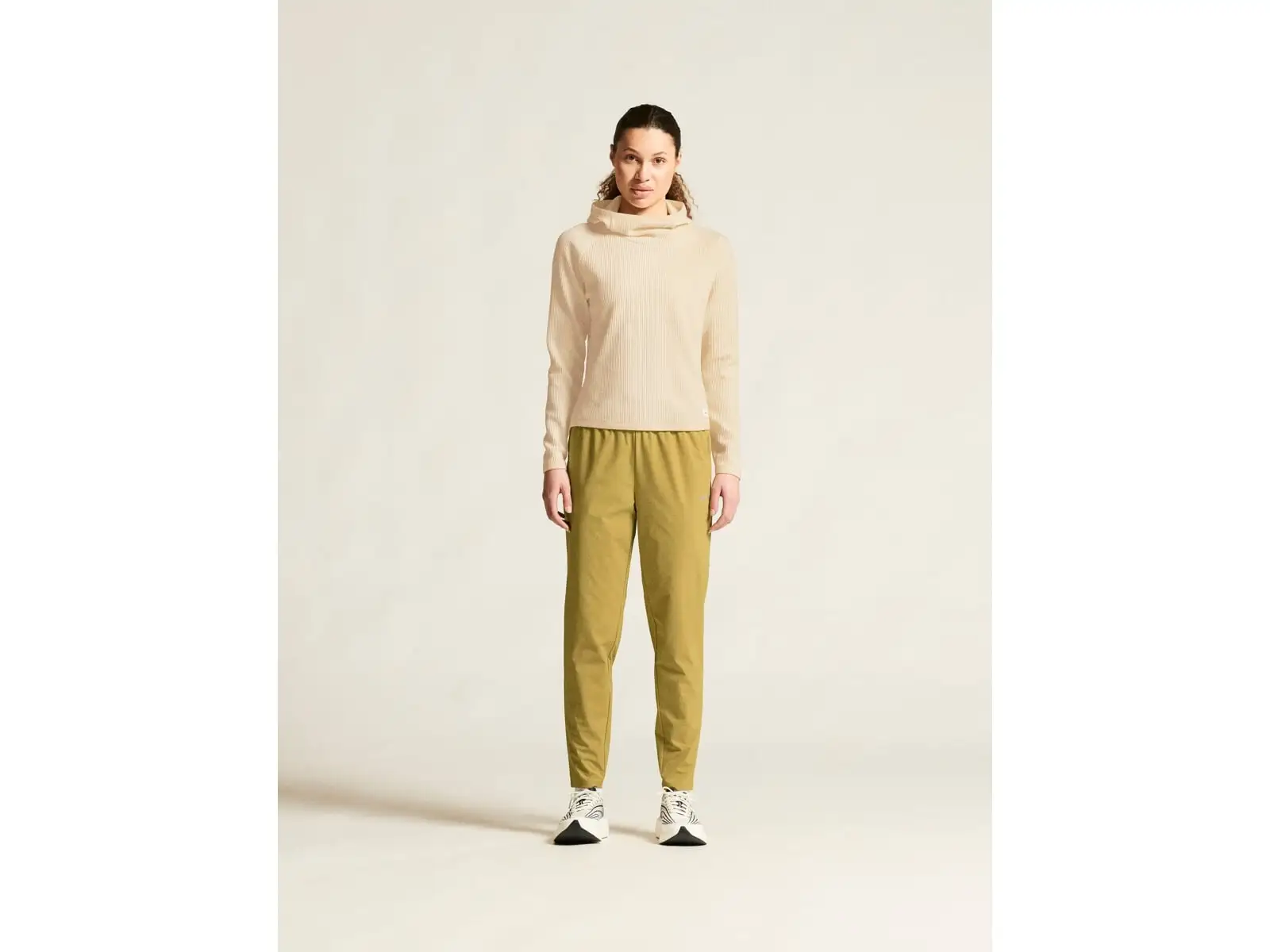 Craft Grid Hood Damen-Kapuzenpullover weiß