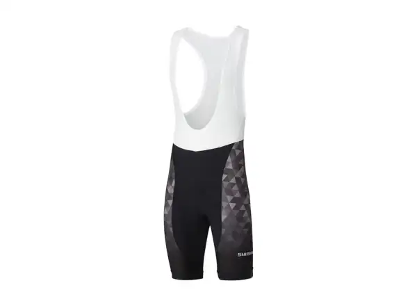 Shimano Team Shorts mit Latz Grau/Rot