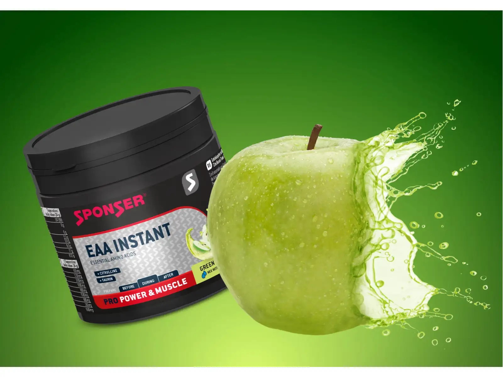 Sponser EAA Instant – 300 g – Green Apple